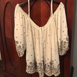 Urban outfitters off the shoulder top